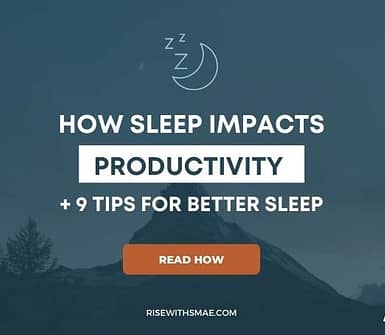 How Sleep Impacts Productivity